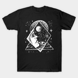 Space Witch Goth, Mind's Eye, Pagan, Occult T-Shirt